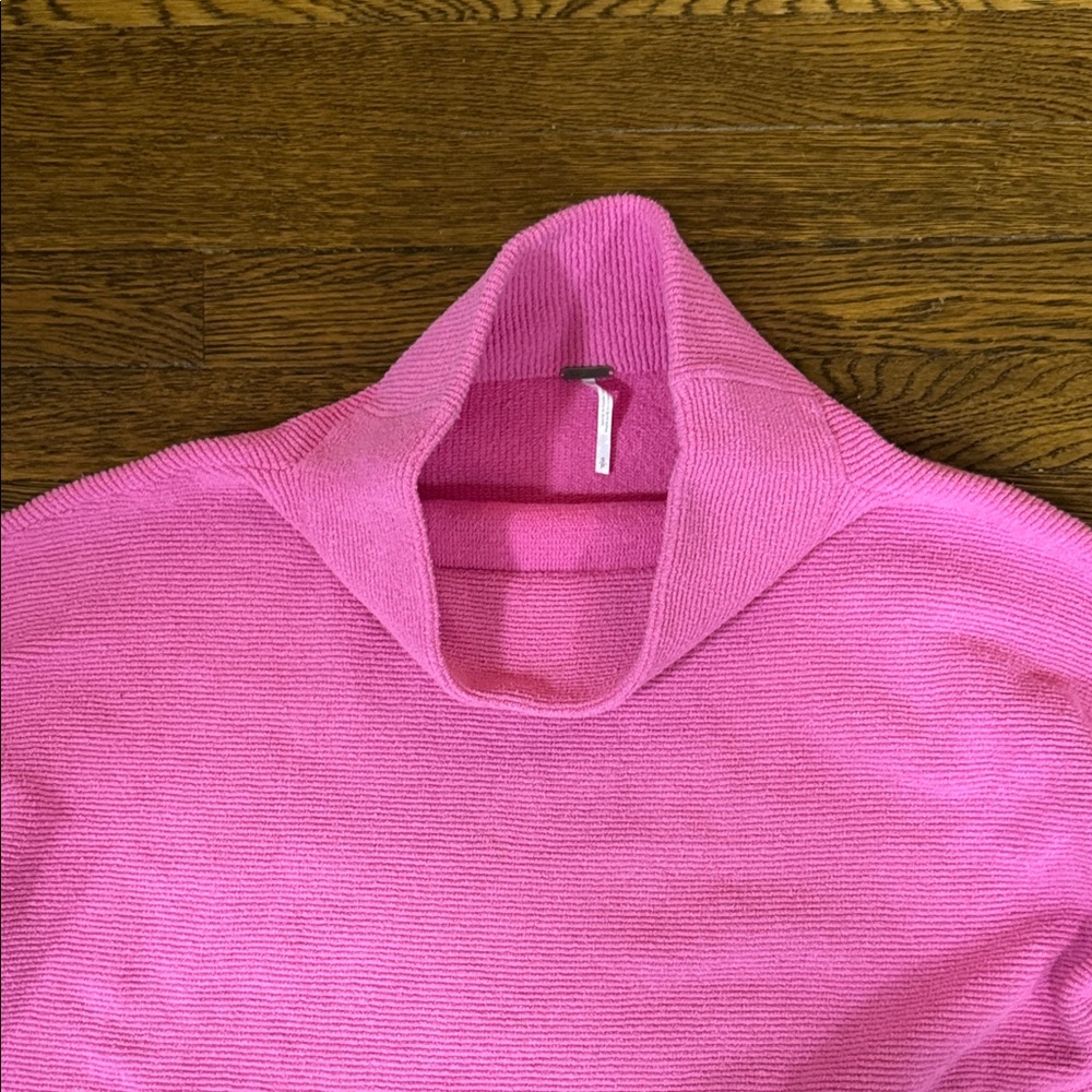 Free People Pink Cowl Neck Sweater - Picture 14 of 16